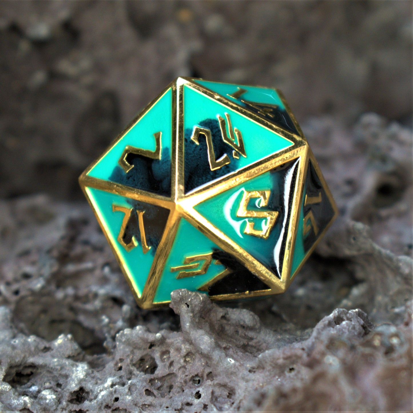 Atlantis Summer of Color Metal Dice Set