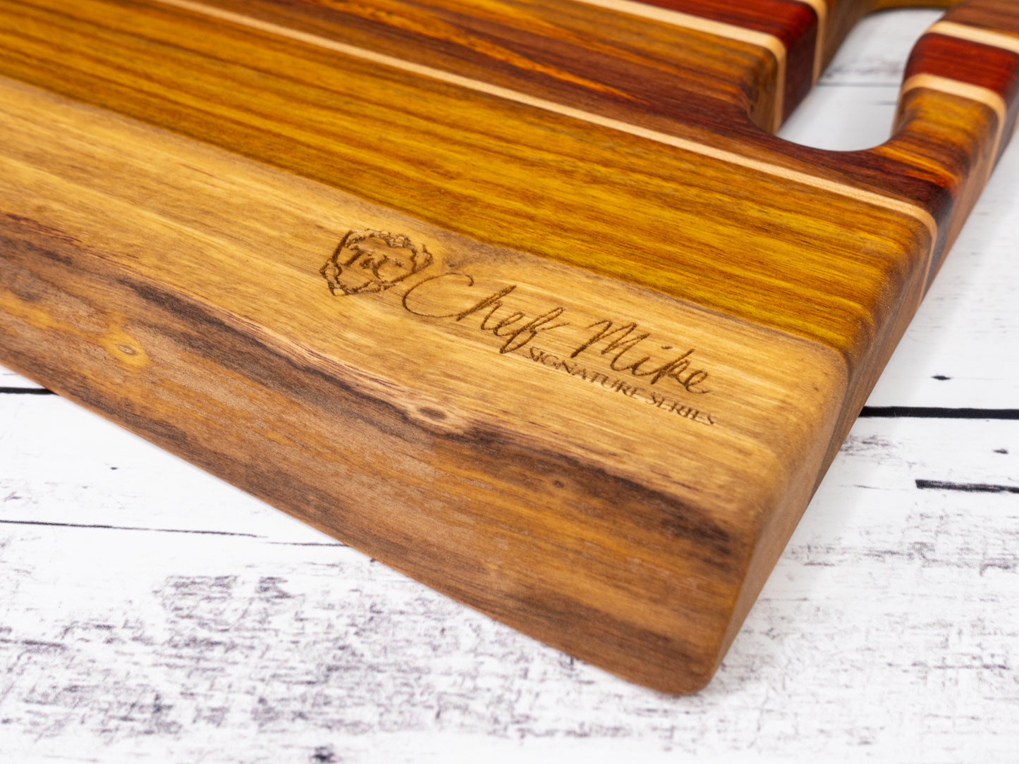 Sunset Stripe | Limited Edition Chef Mike Signature Series Cutting Board