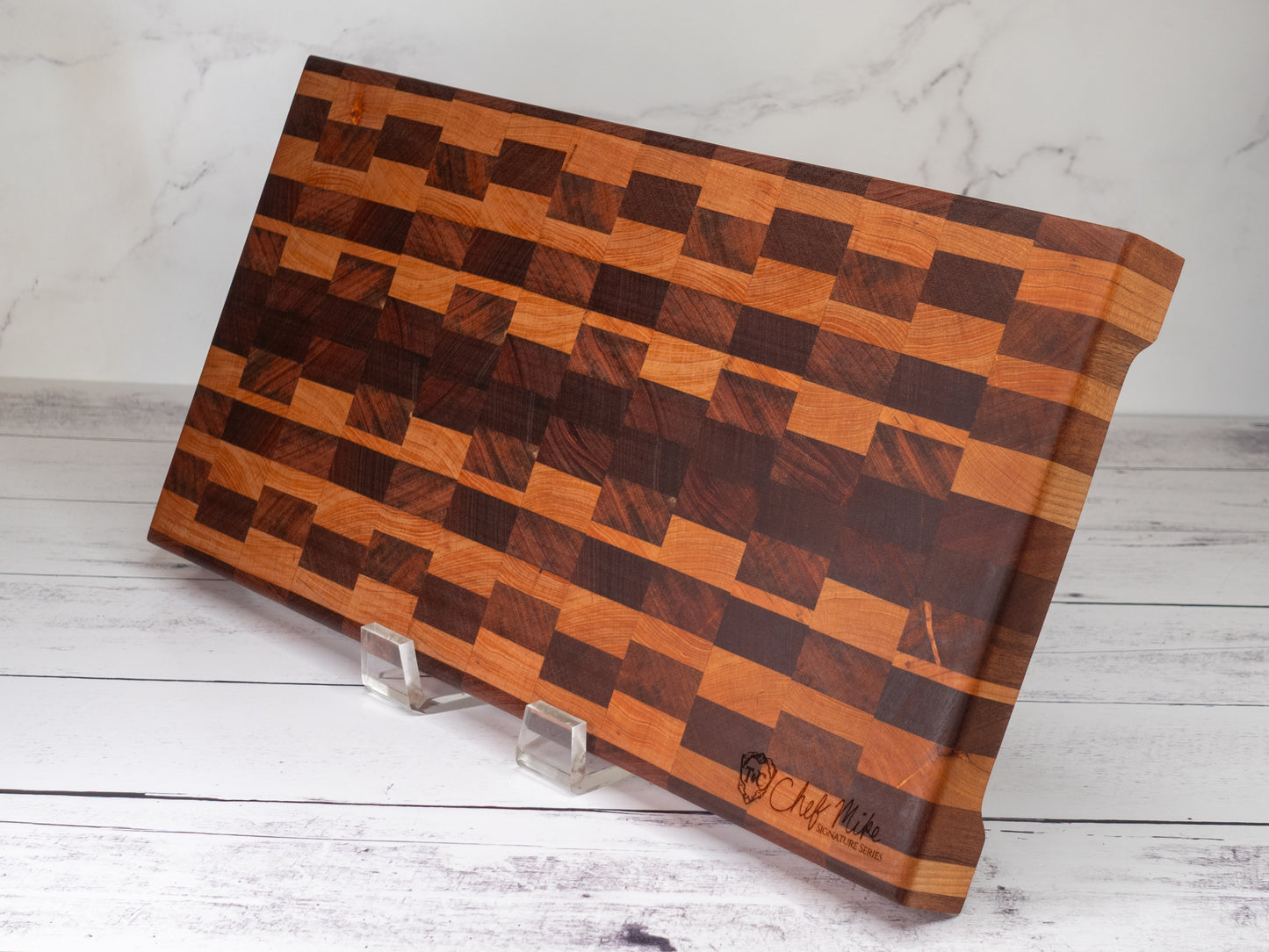 Checkered Past | Limited Edition Chef Mike Signature Series Cutting Board