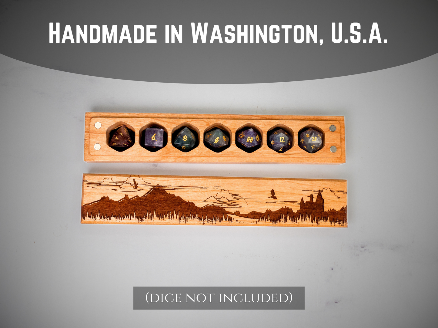 Fantasy | Engraved Council of 7 Dice Vault