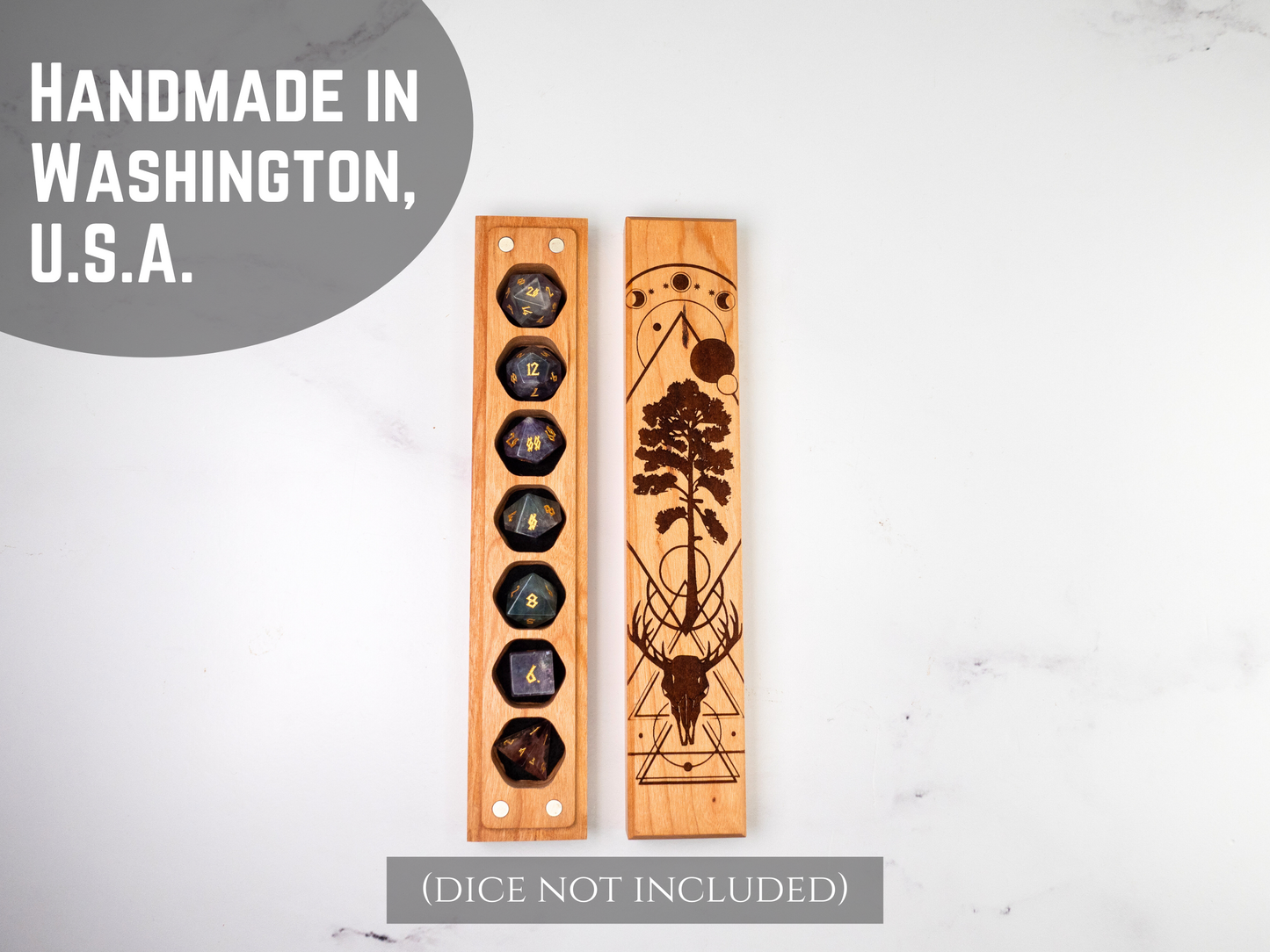 Wild Magic | Engraved Council of 7 Dice Vault