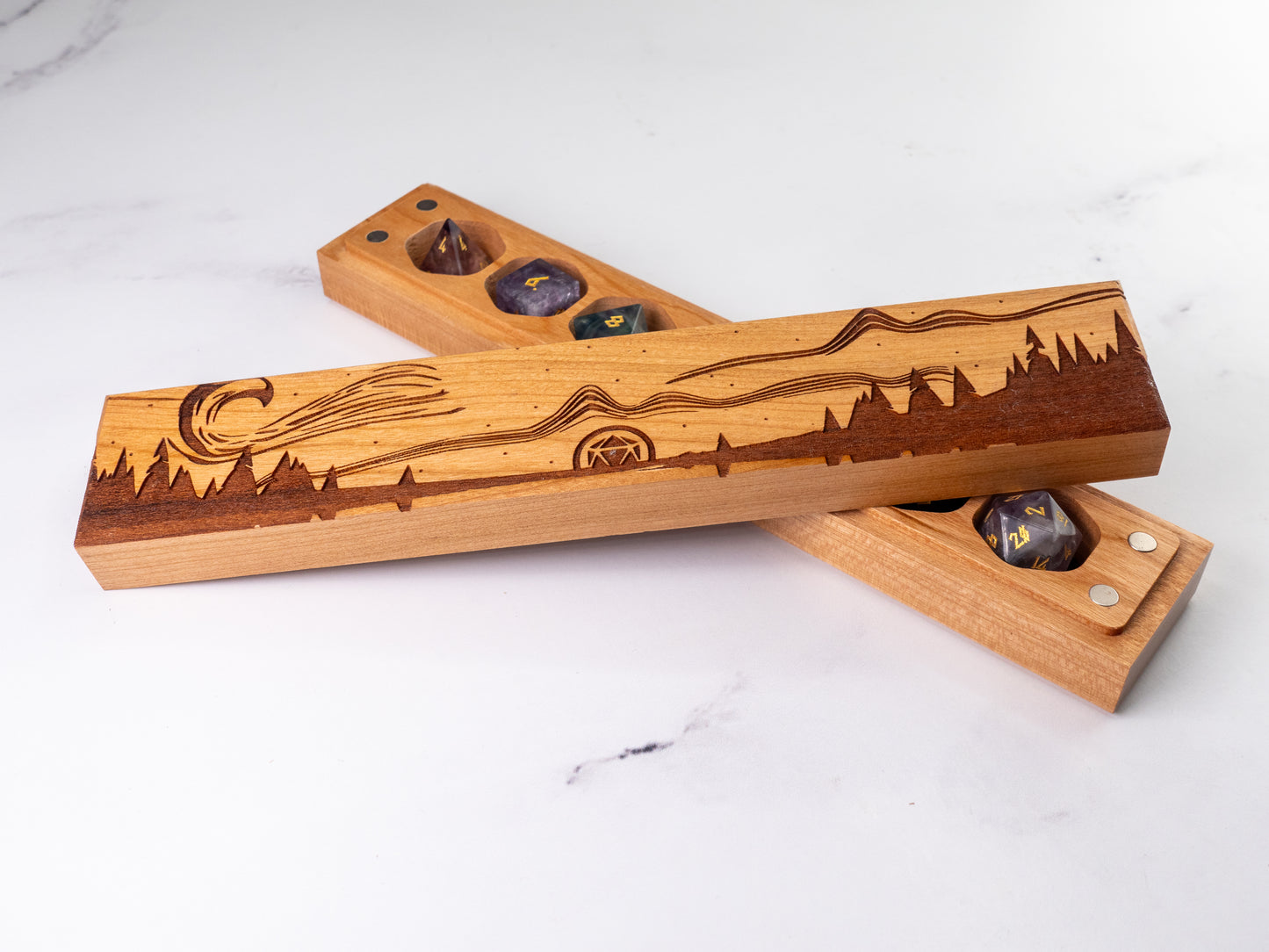 Starry Night | Engraved Council of 7 Dice Vault