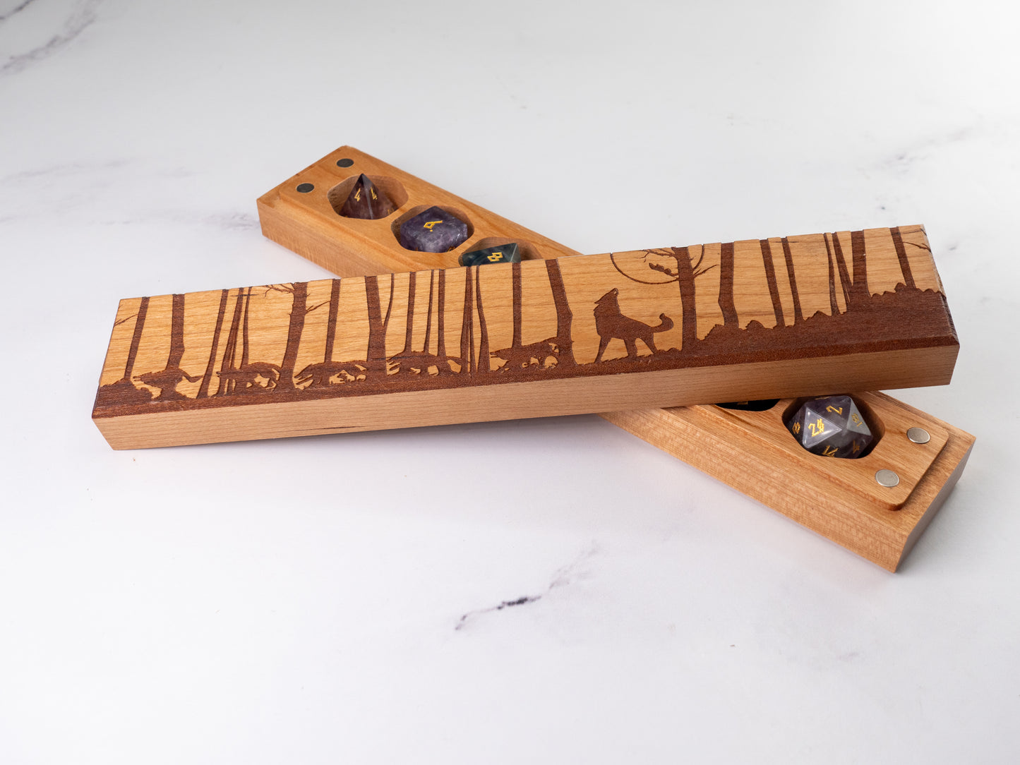 Wolf Pack | Engraved Council of 7 Dice Vault