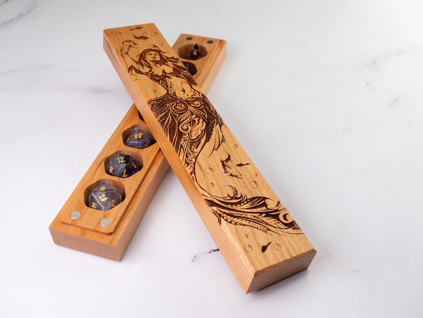 Mermaid | Engraved Council of 7 Dice Vault
