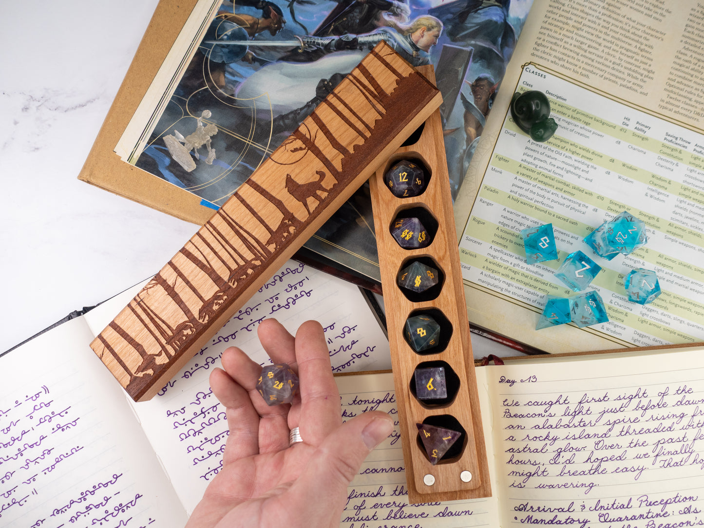 Wolf Pack | Engraved Council of 7 Dice Vault