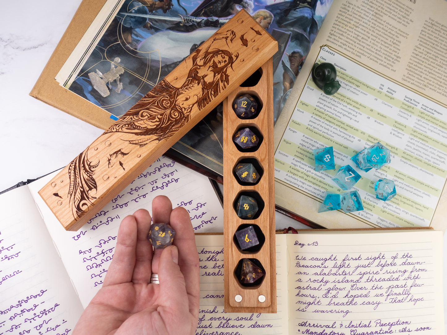 Mermaid | Engraved Council of 7 Dice Vault