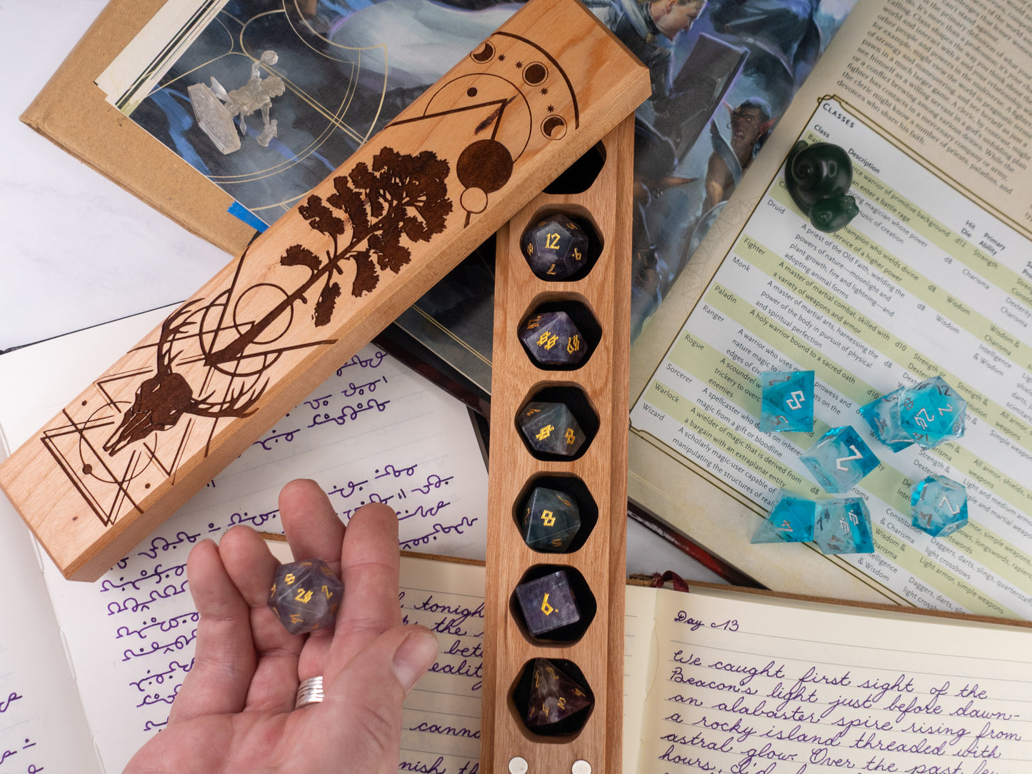 Wild Magic | Engraved Council of 7 Dice Vault