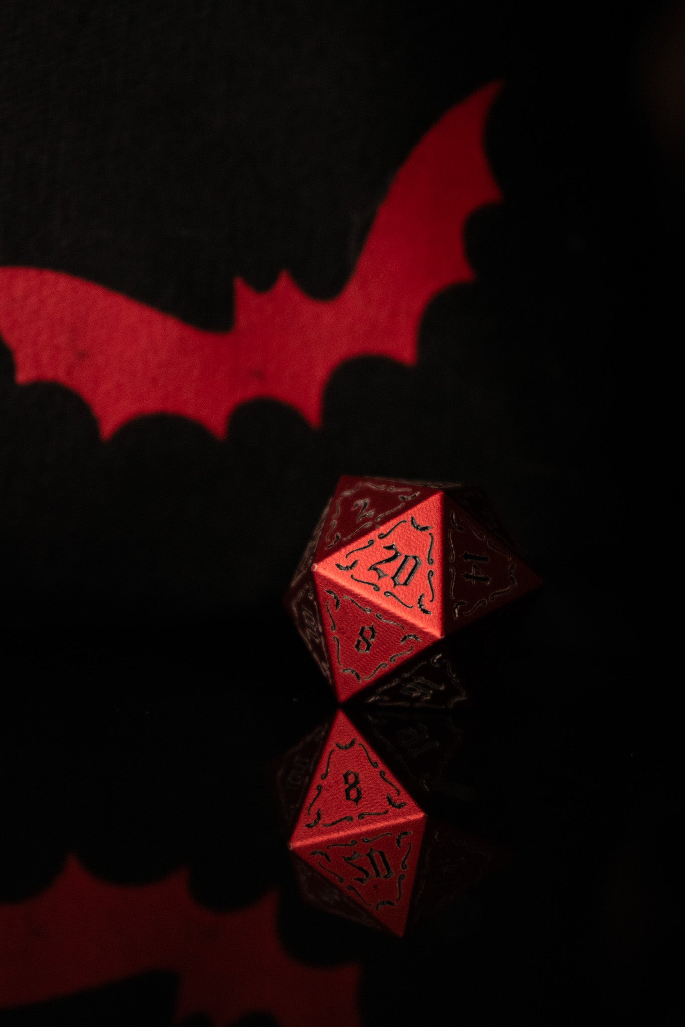 The Vampire Aluminum Metal Dice Set