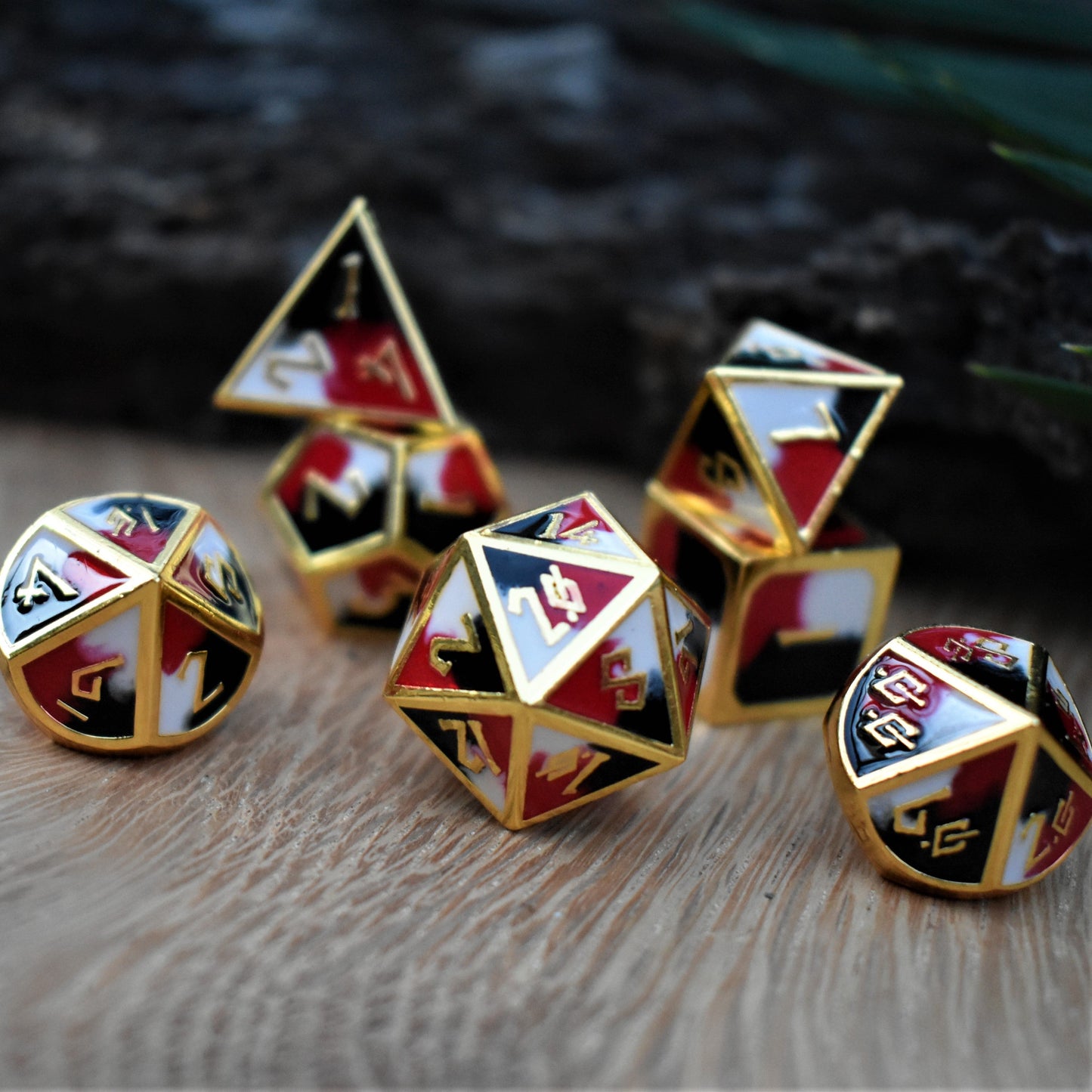 Queen's Gambit Metal Dice Set
