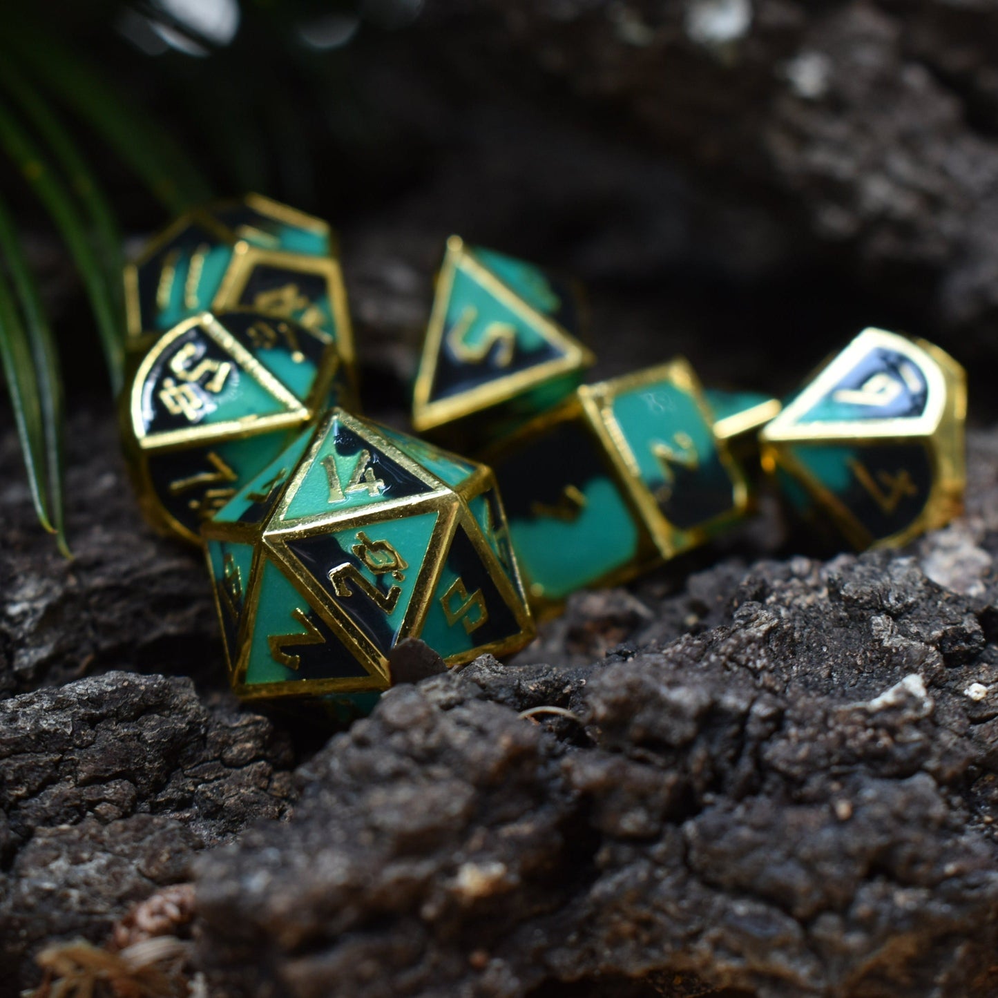 Atlantis Summer of Color Metal Dice Set