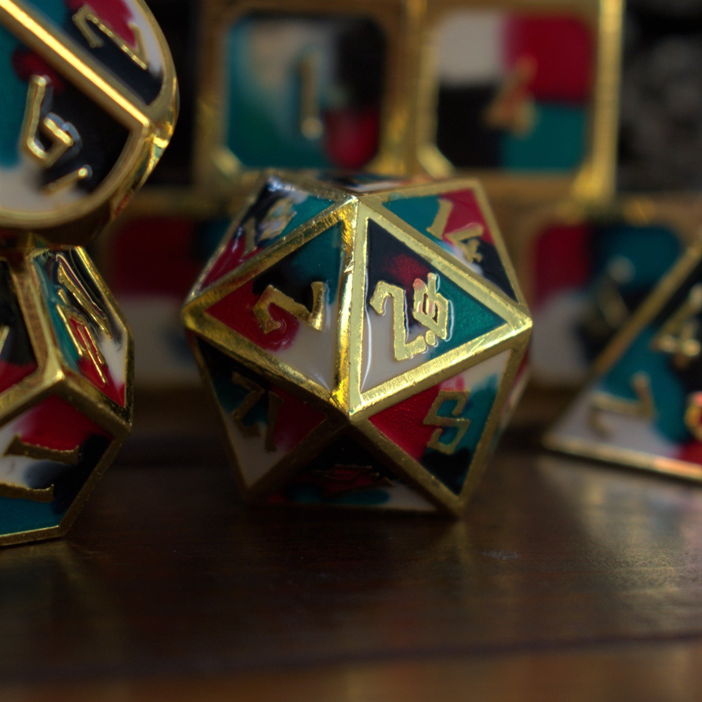 Celebration Summer of Color Metal Dice Set