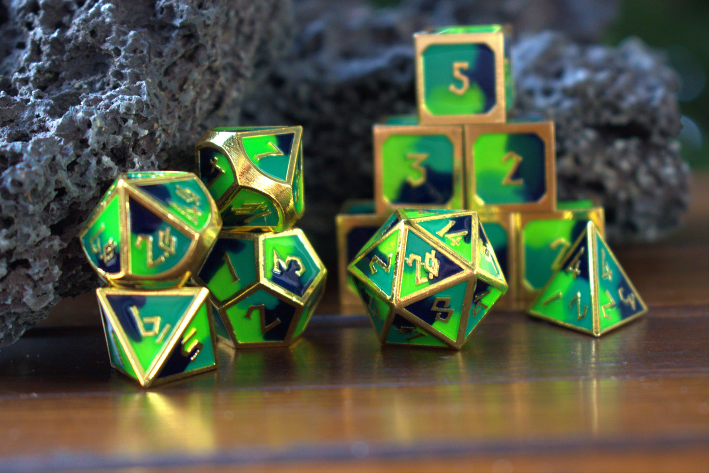 Mother Earth Metal Dice Set
