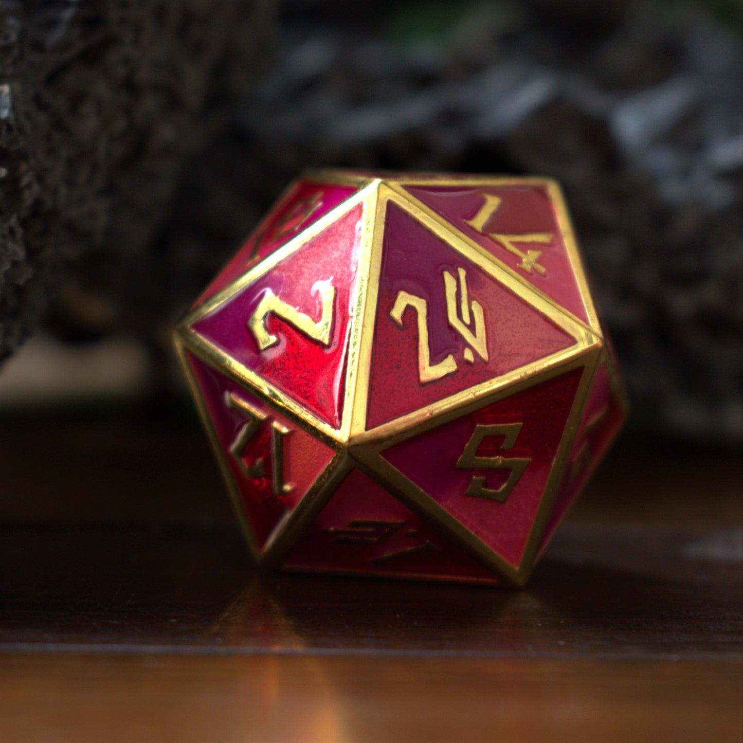 Strawberry Daiquiri Metal Dice Set
