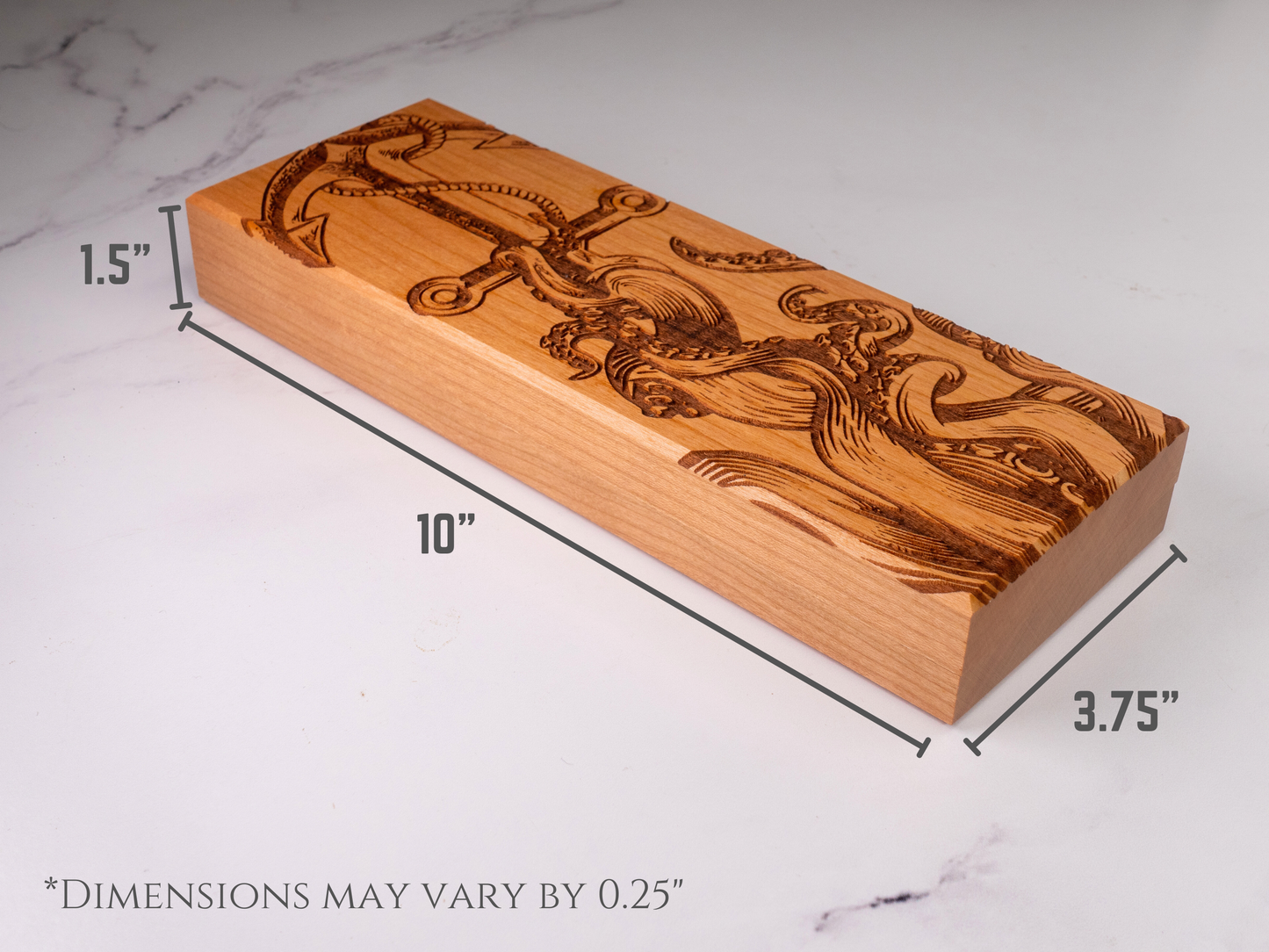 Kraken Anchor | Engraved Dual Hex Dice Vault