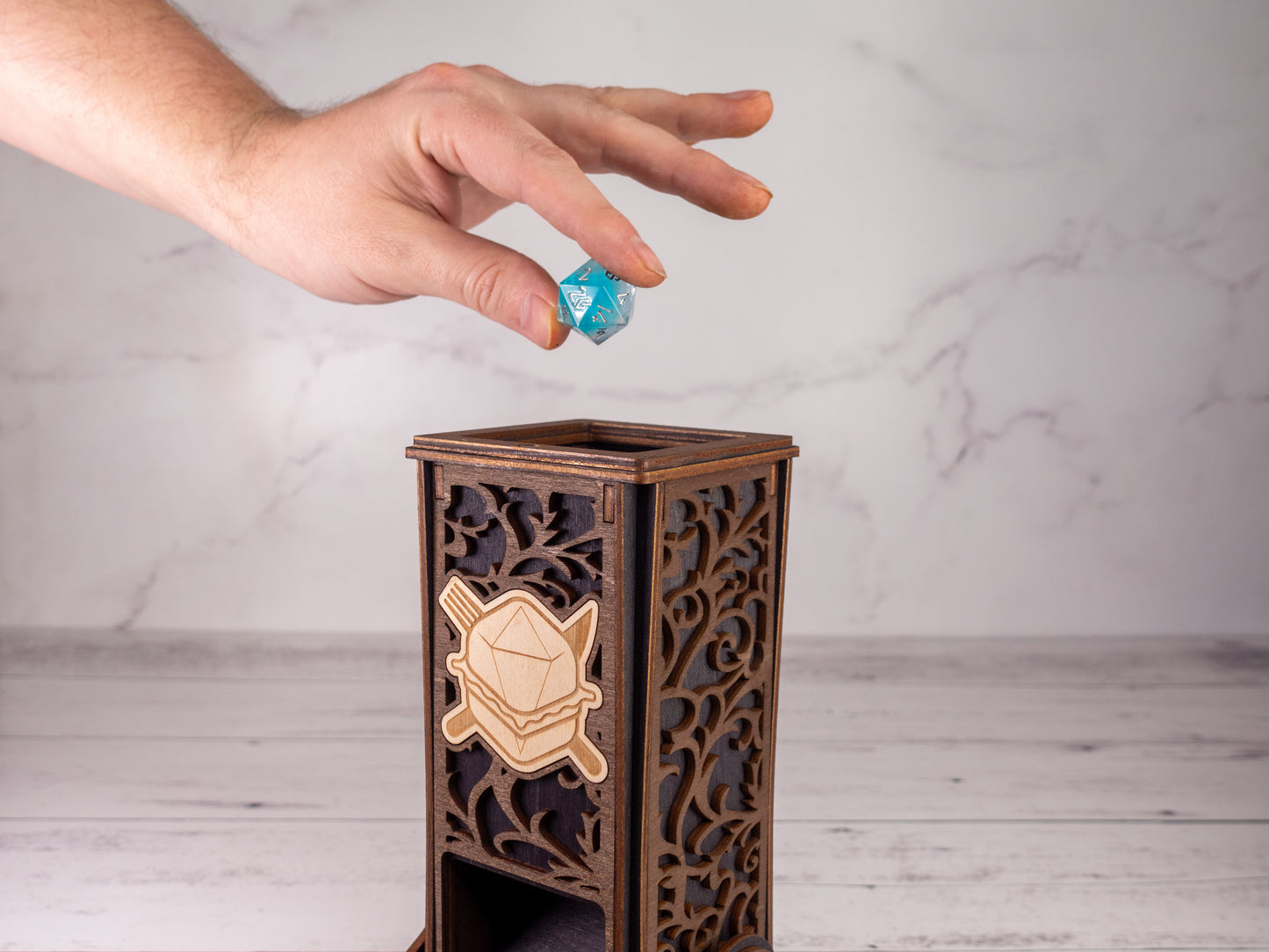 Black Roll For Sandwich Dice Tower