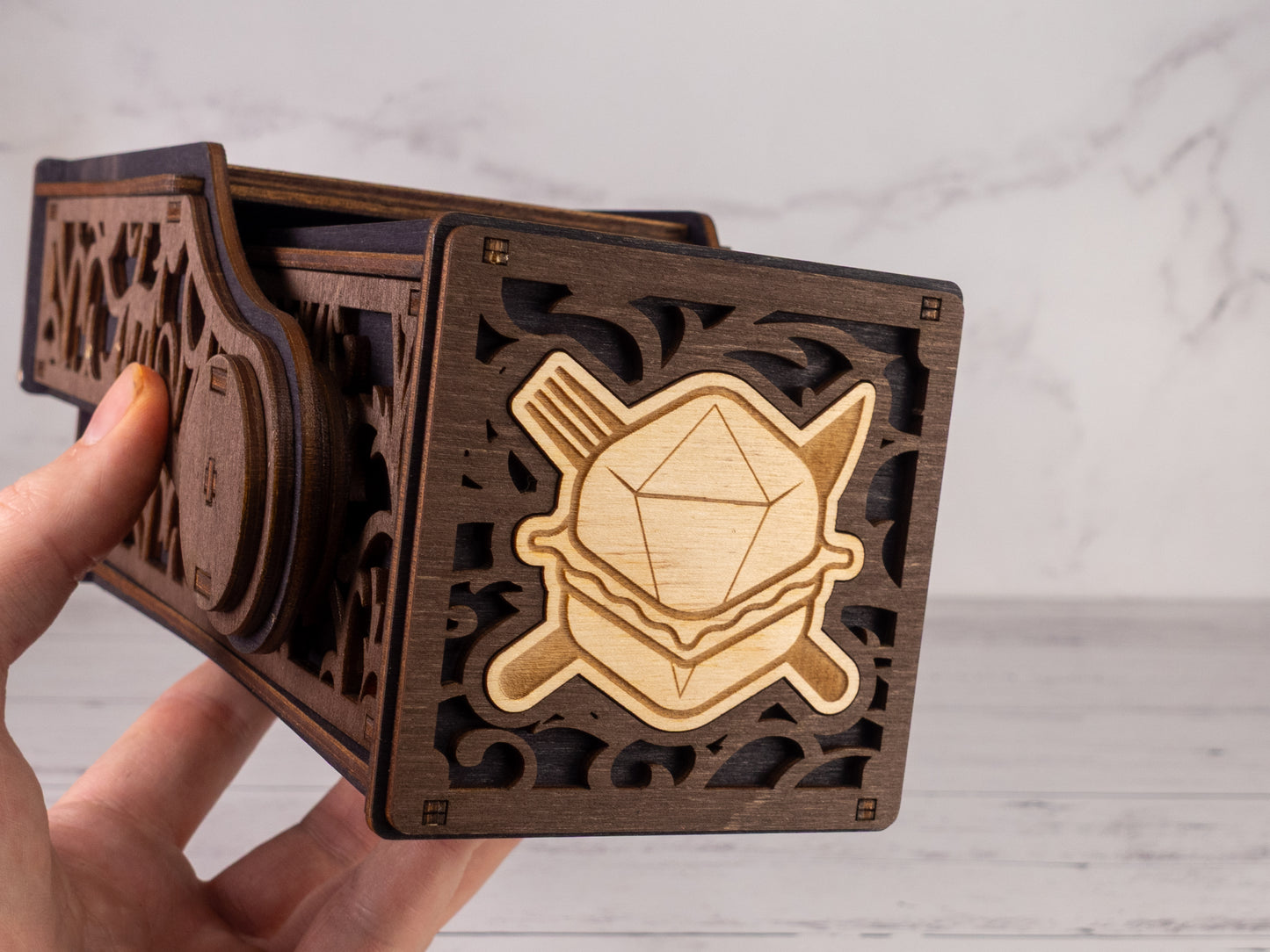 Black Roll For Sandwich Dice Tower