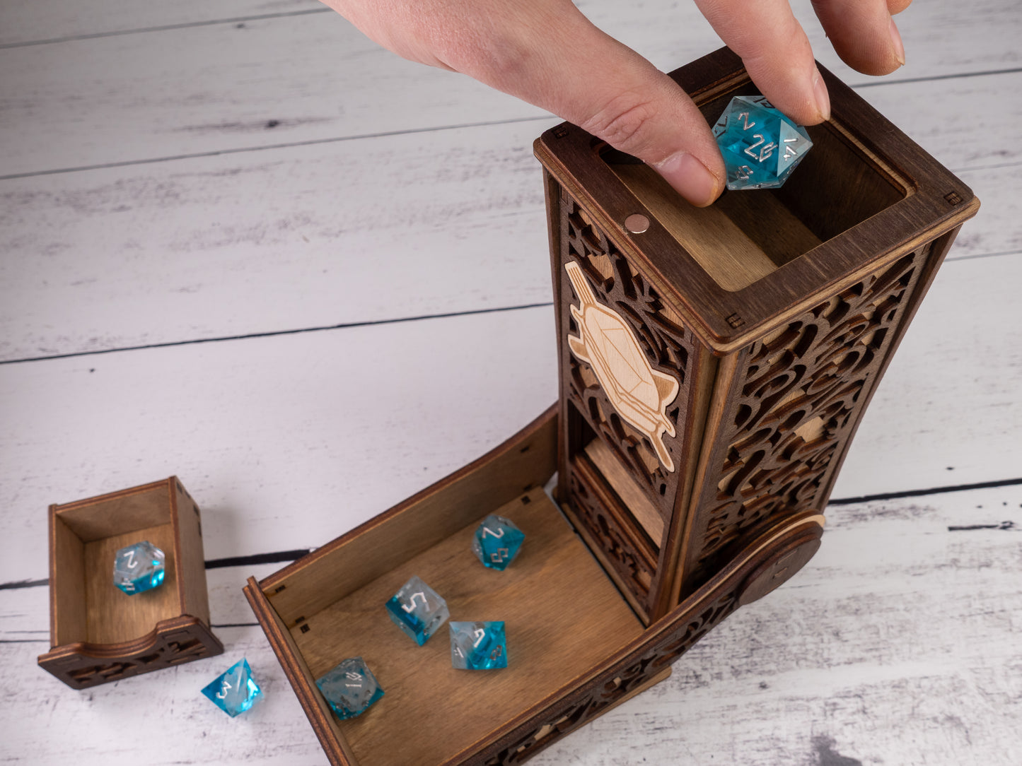 Brown Roll For Sandwich Dice Tower