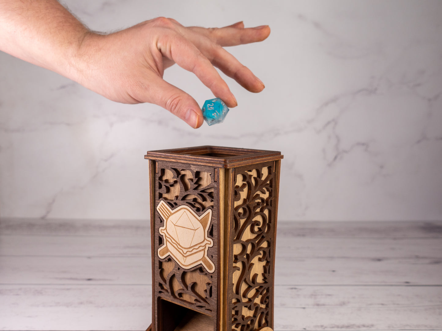 Brown Roll For Sandwich Dice Tower