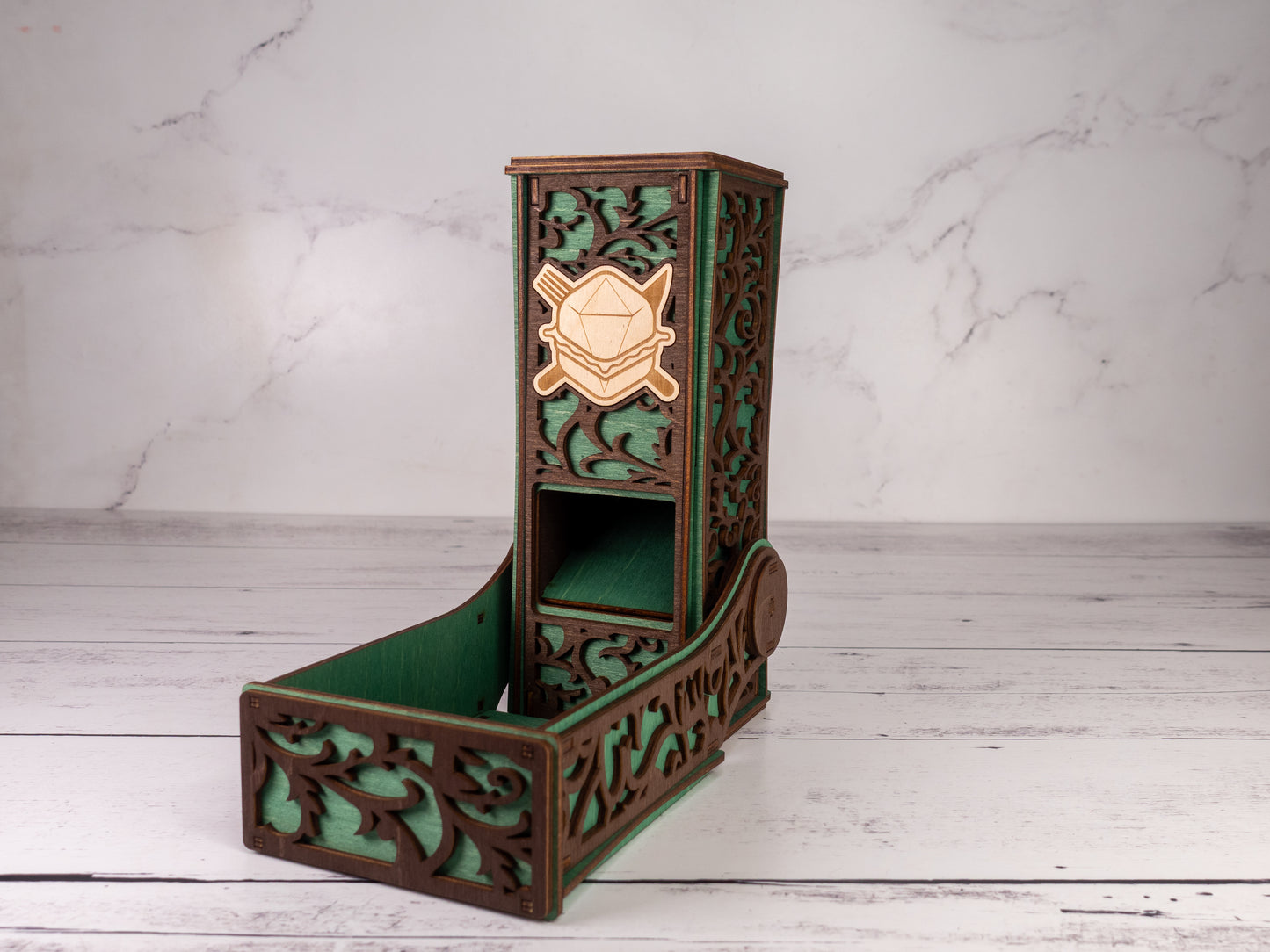 Green Roll For Sandwich Dice Tower