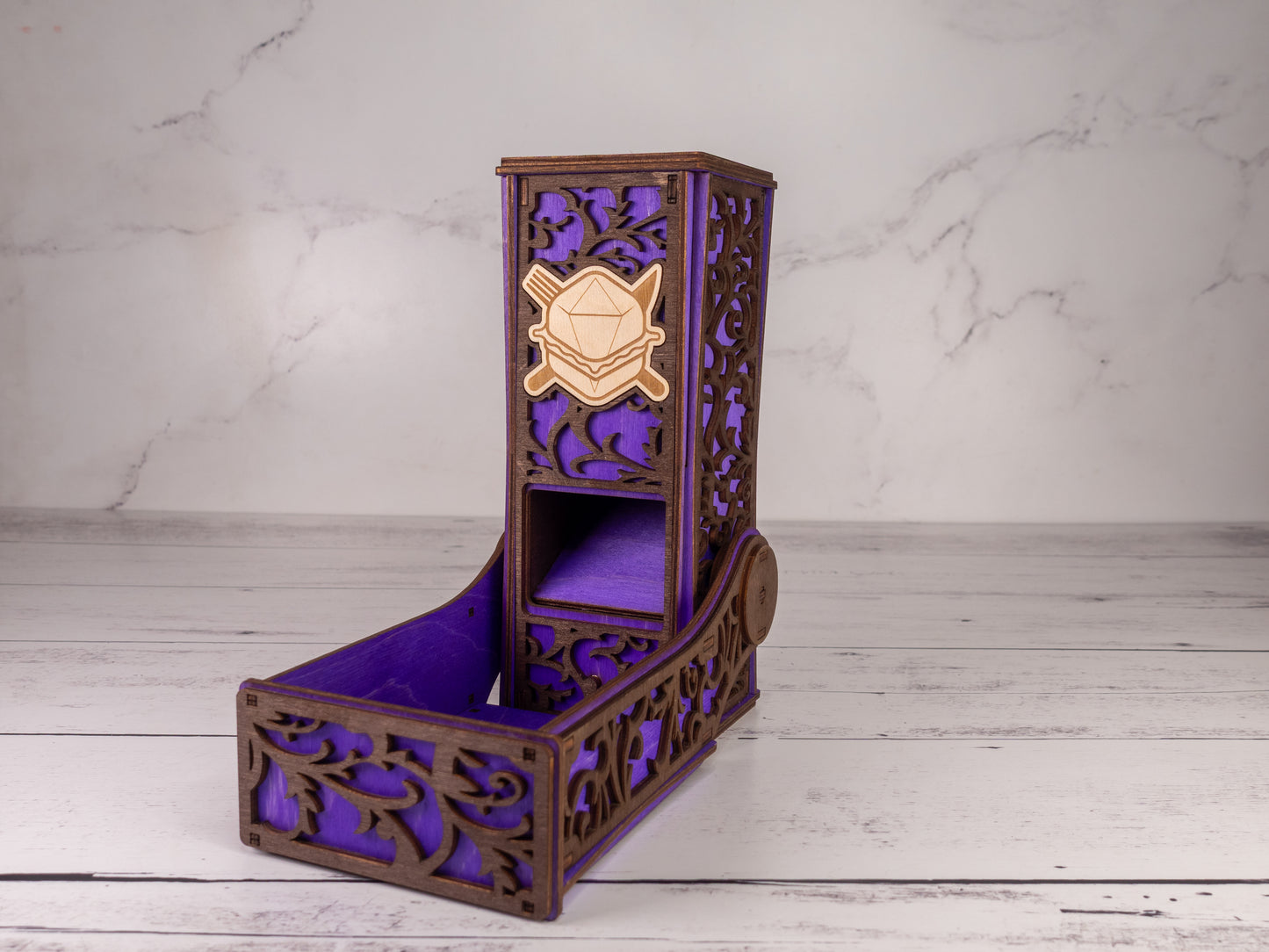 Purple Roll For Sandwich Dice Tower