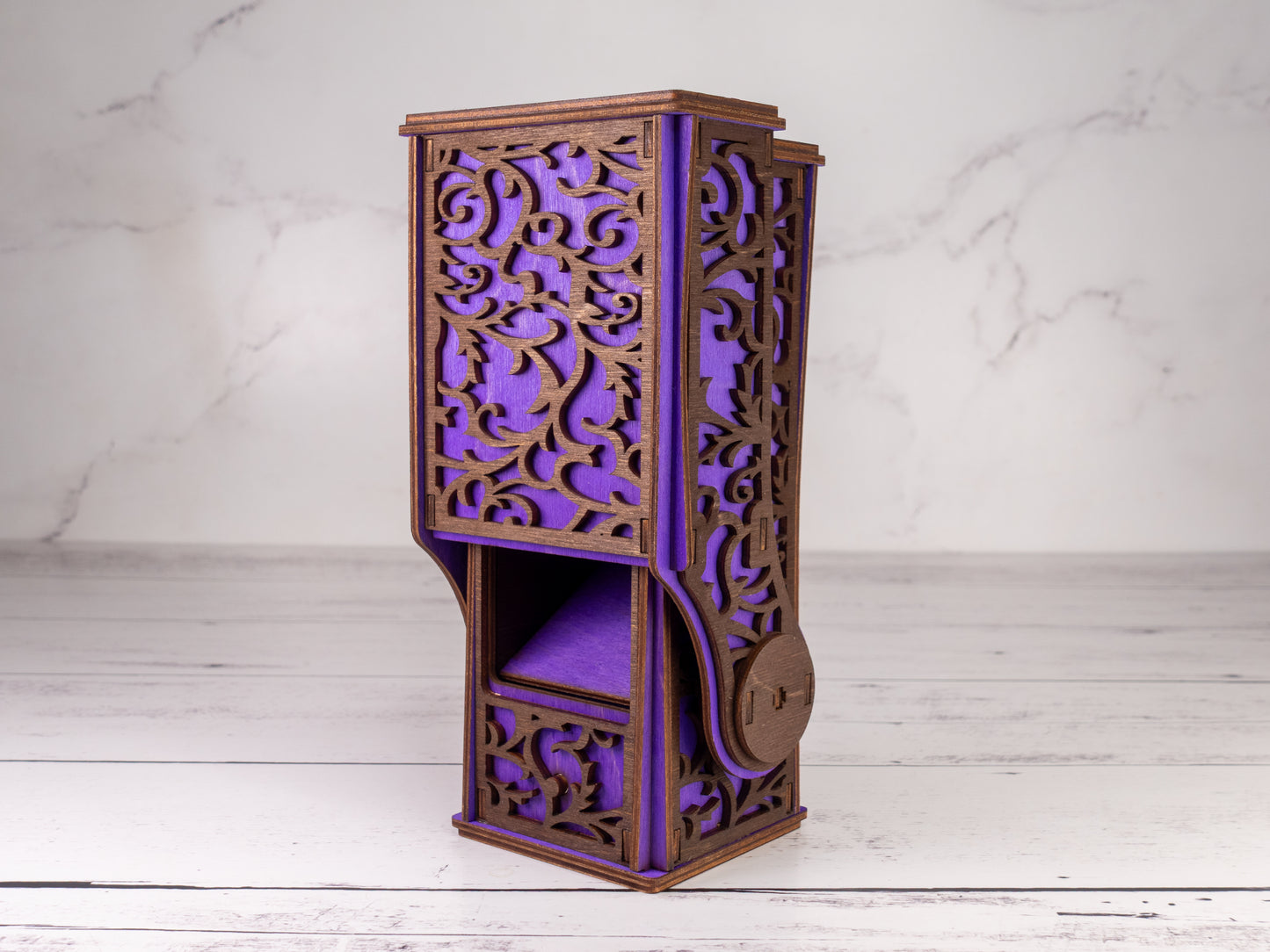 Purple Roll For Sandwich Dice Tower