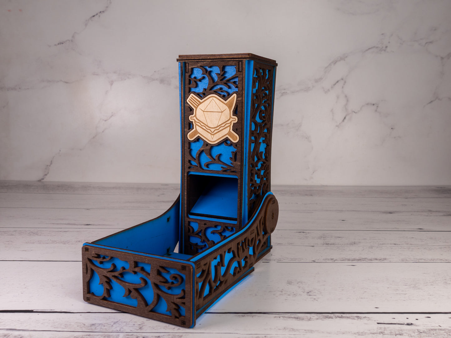 Special Bright Blue Roll For Sandwich Dice Tower