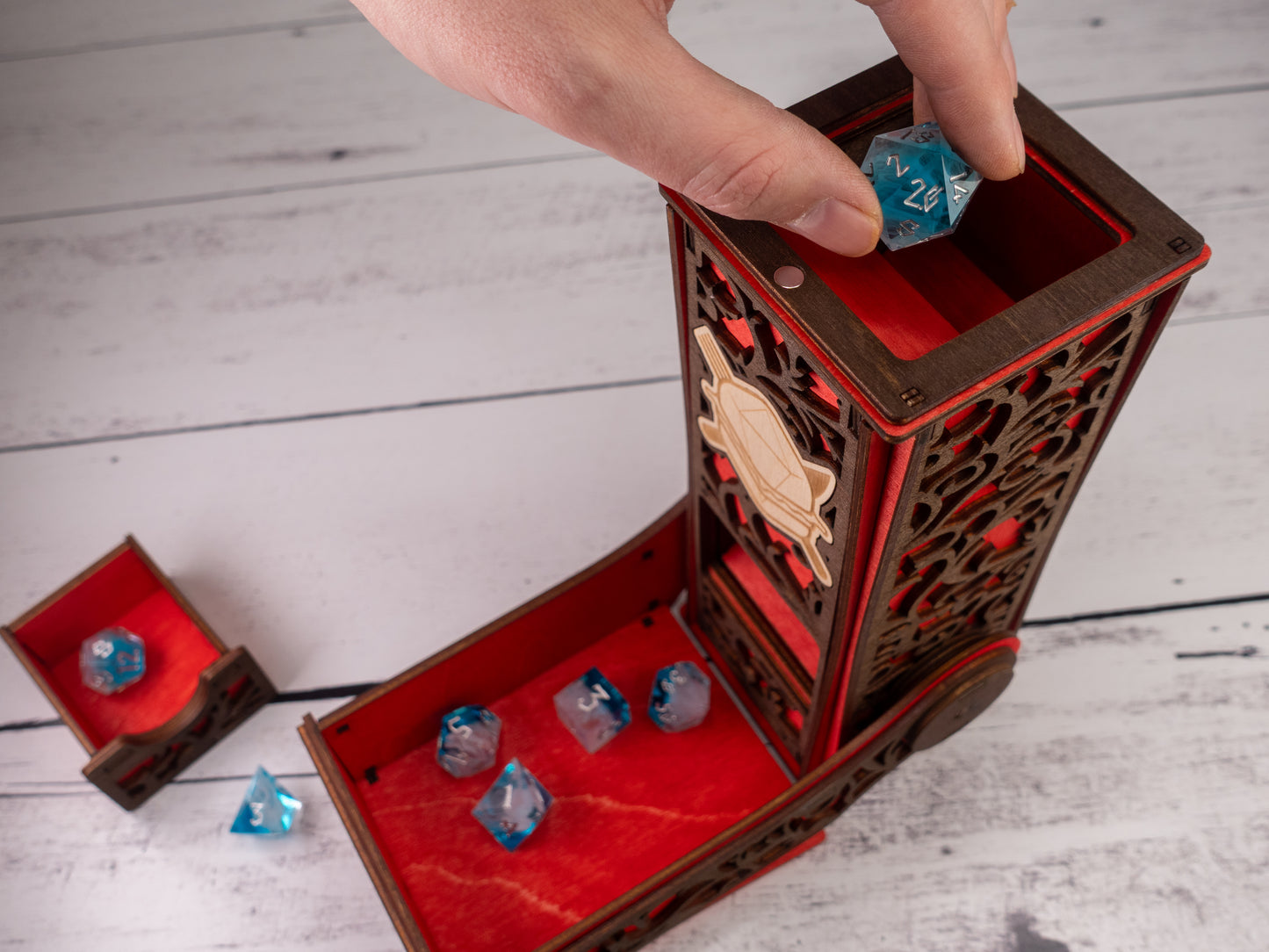 Red Roll For Sandwich Dice Tower