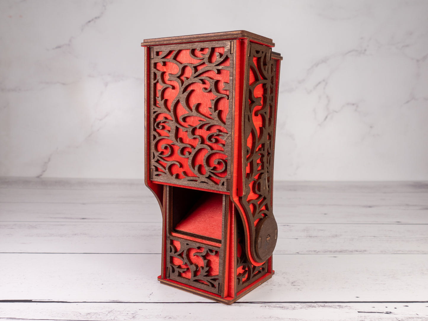 Red Roll For Sandwich Dice Tower