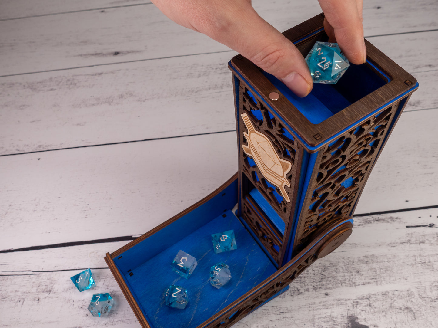 Royal Blue Roll For Sandwich Dice Tower