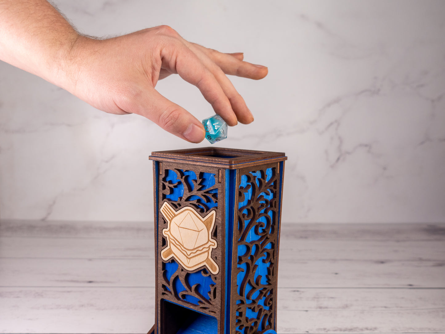 Royal Blue Roll For Sandwich Dice Tower