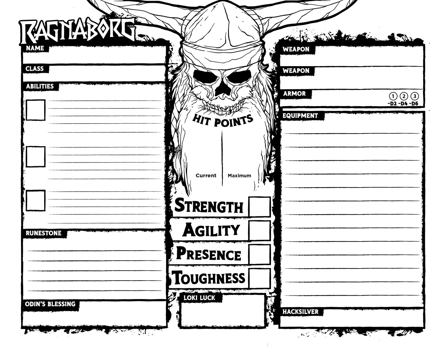 RagnaBorg Character Sheet