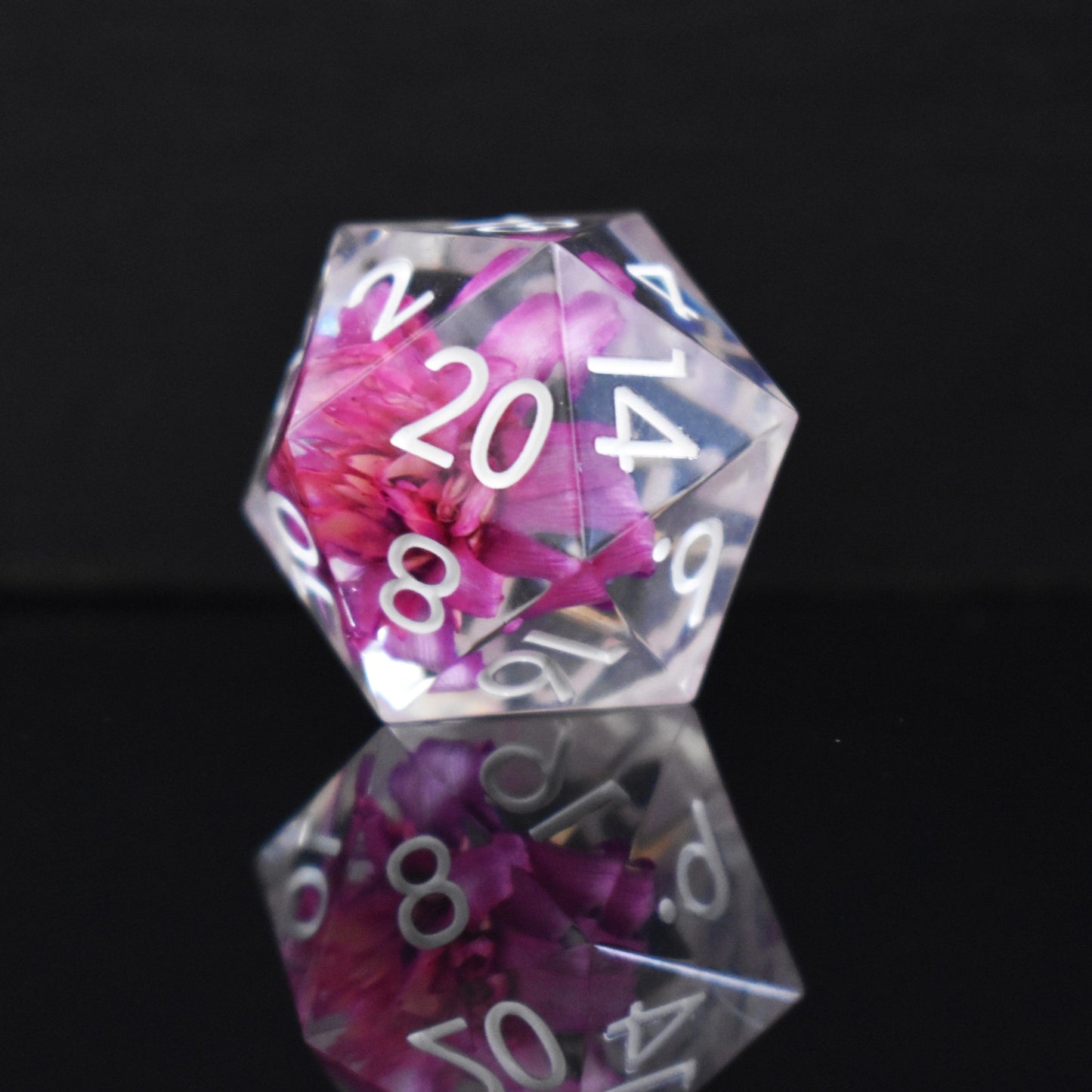 Flower Spirit Sharp-Edged Resin Dice Set