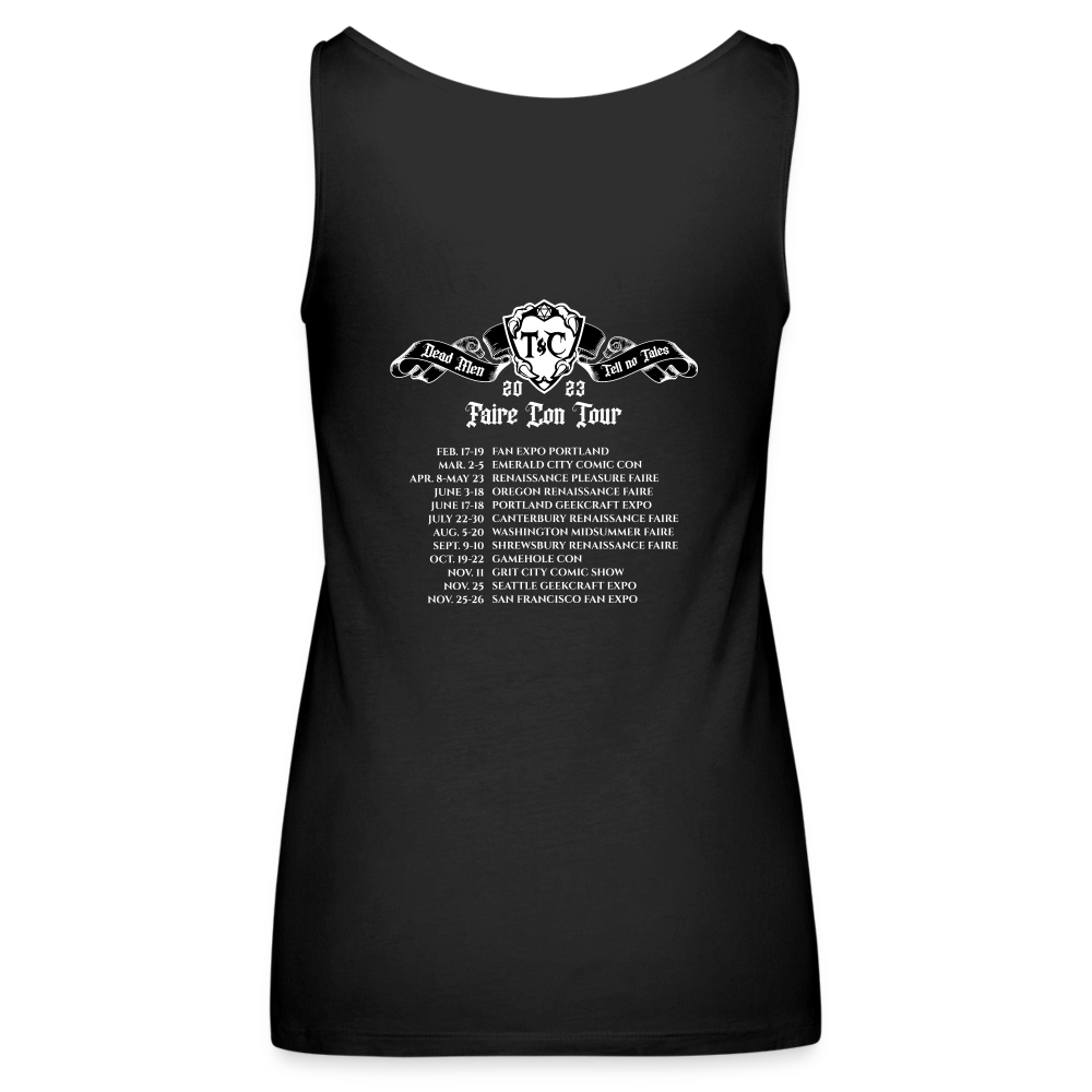 T&C Tour Women’s Premium Tank Top - black