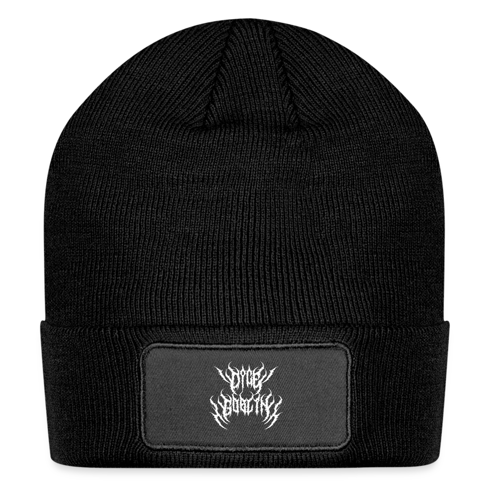 Dice Goblin Patch Beanie - black