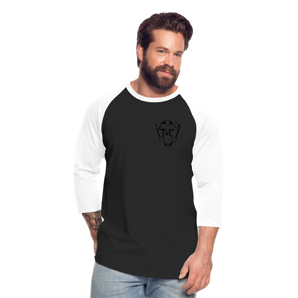 T&C Baseball T-Shirt - black/white