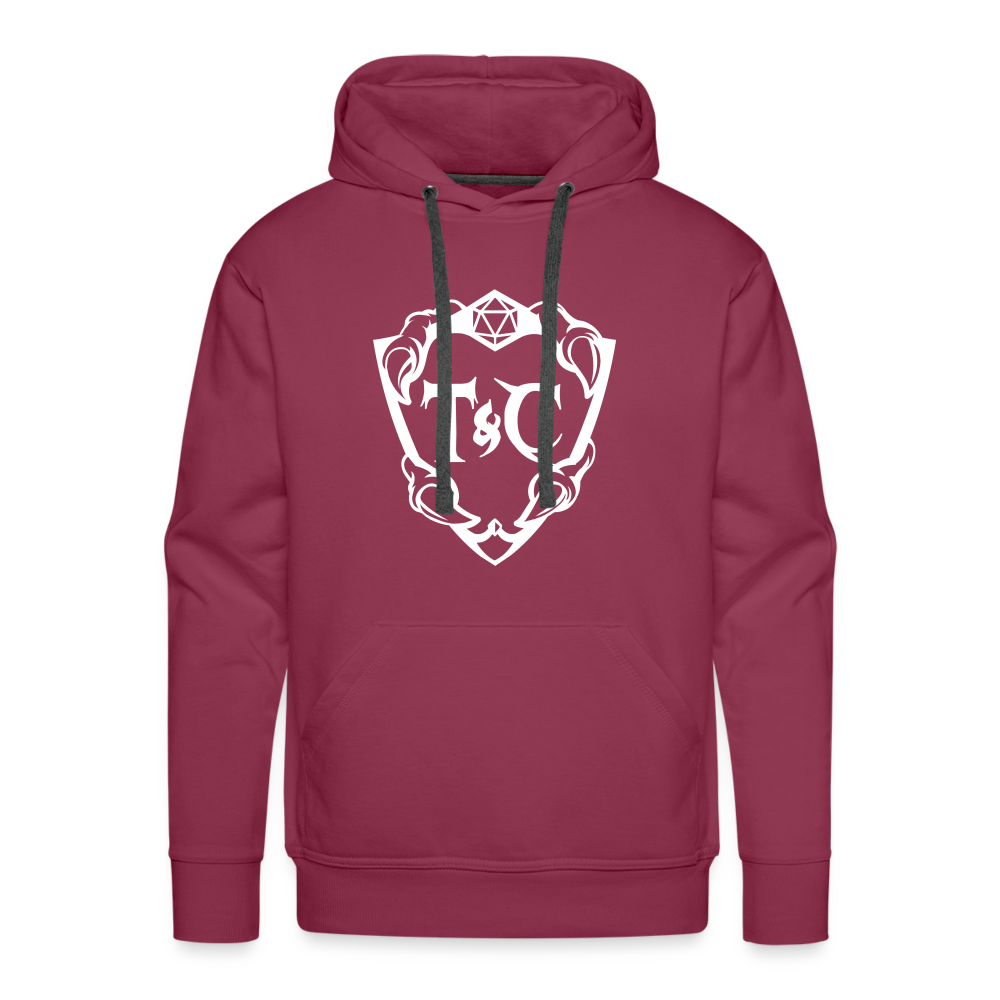 T&C Men’s Premium Hoodie - burgundy