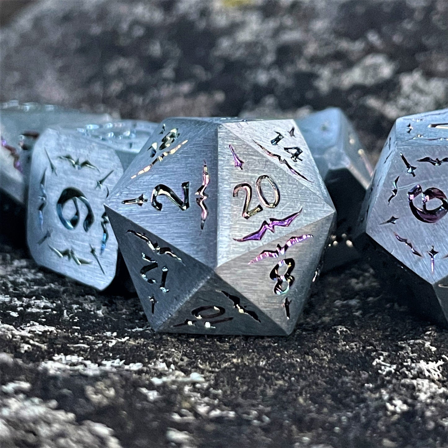 Sword of the Holy Knight Metal Dice Set