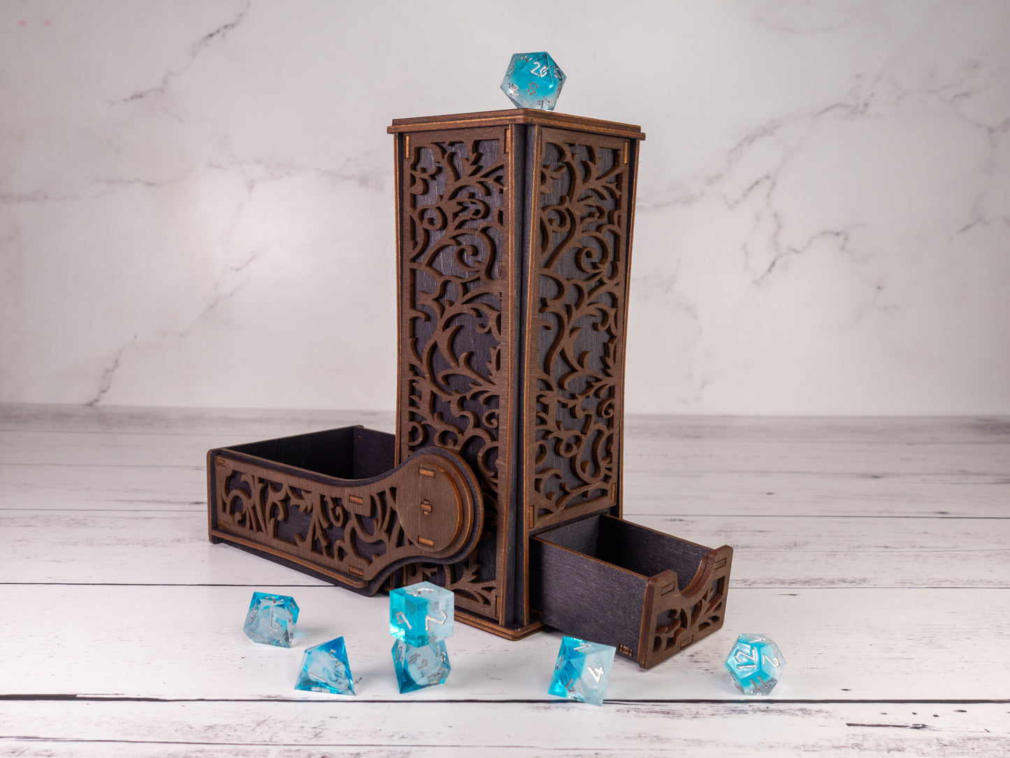 Black Roll For Sandwich Dice Tower