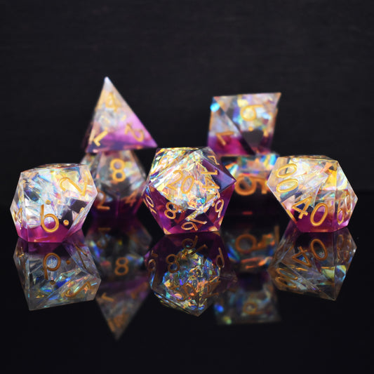 Conjure Fey Sharp-Edged Resin Dice Set