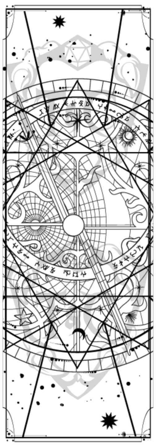 Astrolabe Engraved Dual Hex Hero Vault