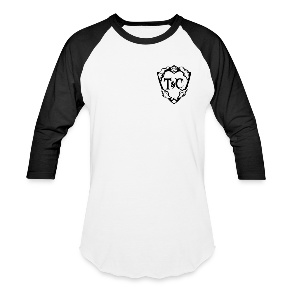 T&C Baseball T-Shirt - white/black